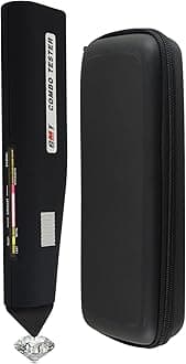 DANOPLUS Professional Diamond Moissanite Tester, High Accuracy Jewellery Test Tool Set Combo, 2pt Gemstone Factory Calibrated Identification Device