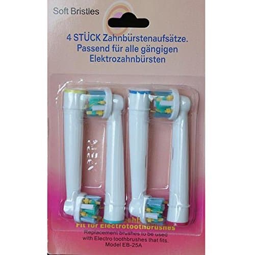 Toothbrush Replacement Floss Action Brush Heads Type EB-25A by Thragon