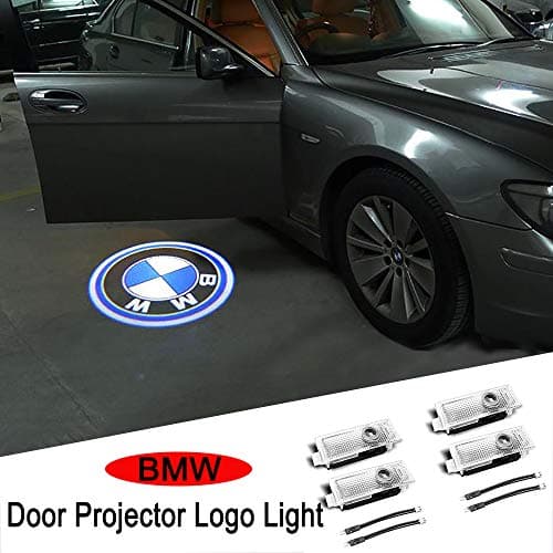 Car Door Light Logo Projector Ghost Shadow Welcome Lights Compatible X1/X3/X4/X5/X6/3/4/5/6/7/Z/GT Series（4-Pack）