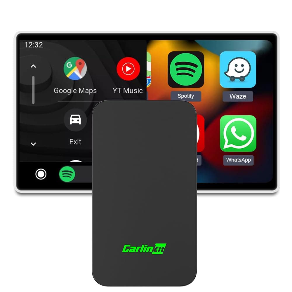 Carlinkit 5.0, Ultimate Wireless CarPlay & Android Auto Adapter - Ultra Speed, Low Power Design, Dual Band WiFi, Only Fit For The Car With Wired CarPlay/AA