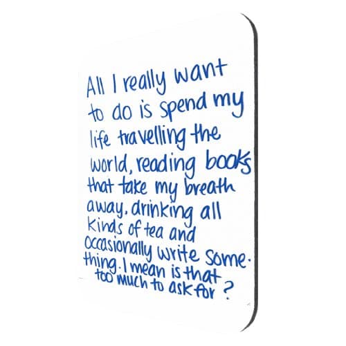 Spend Life Travelling Quote - Mousepad