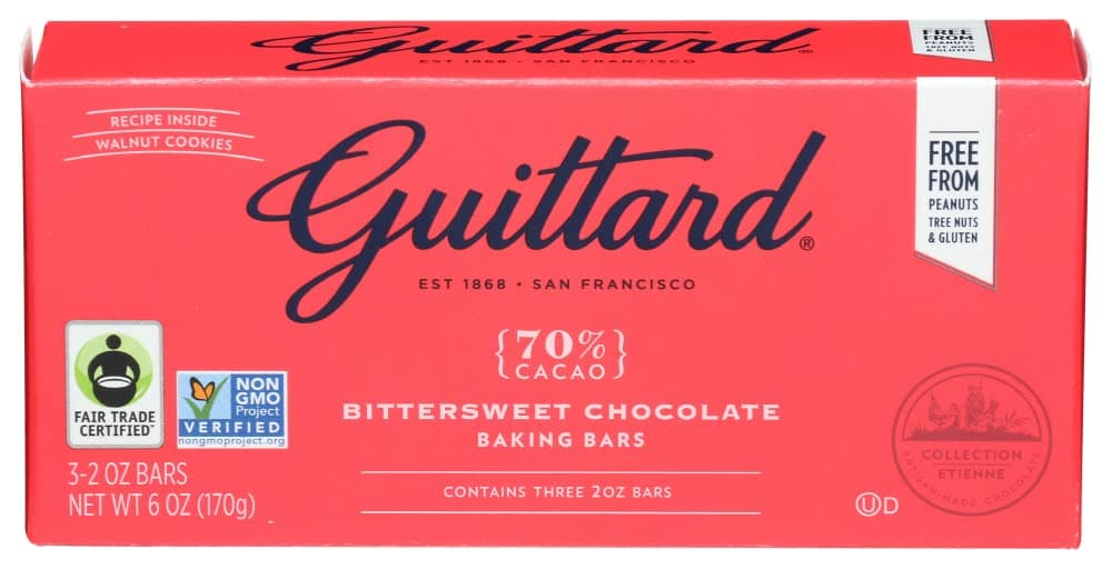 Guittard Bittersweet Chocolate Baking Bar, 56 g