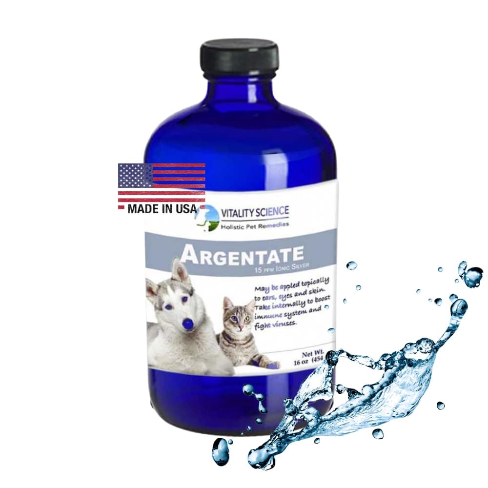 - VItality Science Argentate Ionic Silver for Cats | Promotes Oxygen-Rich Environment | (16oz)