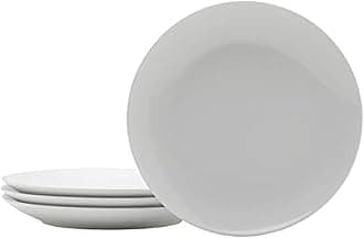 Everyday White Coupe Set of 4 Salad Plates, 7.75 inch