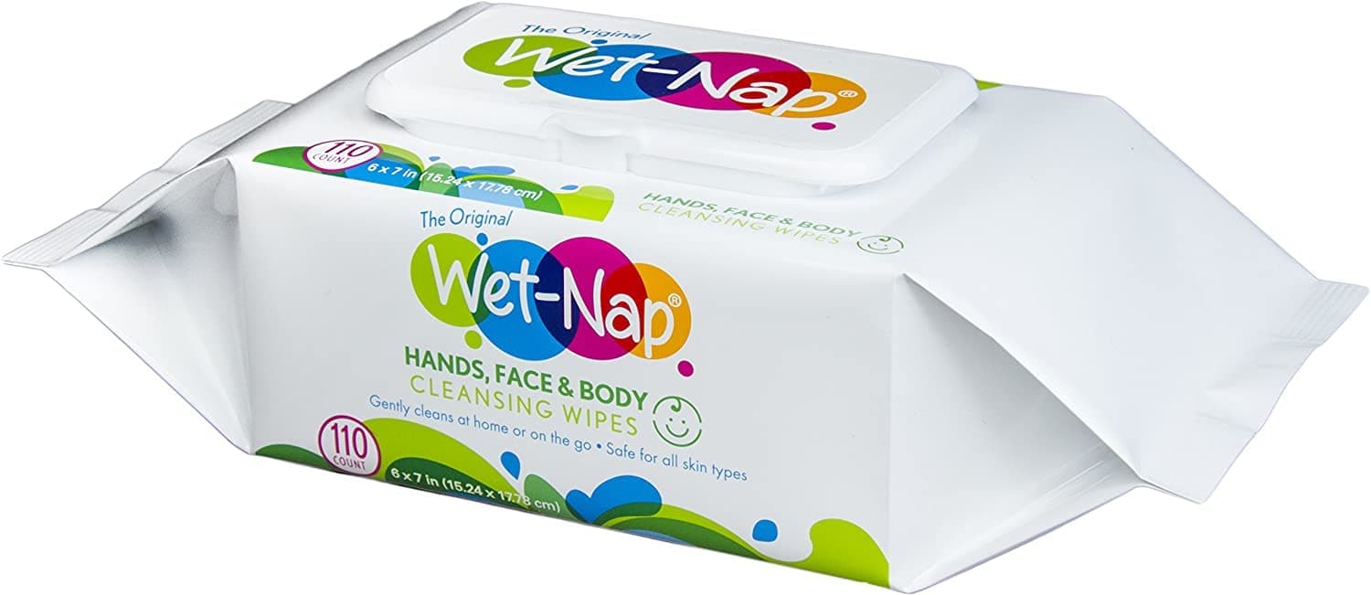 Wet-Nap Hands & Face Unscented 110 ct (2 Pack)