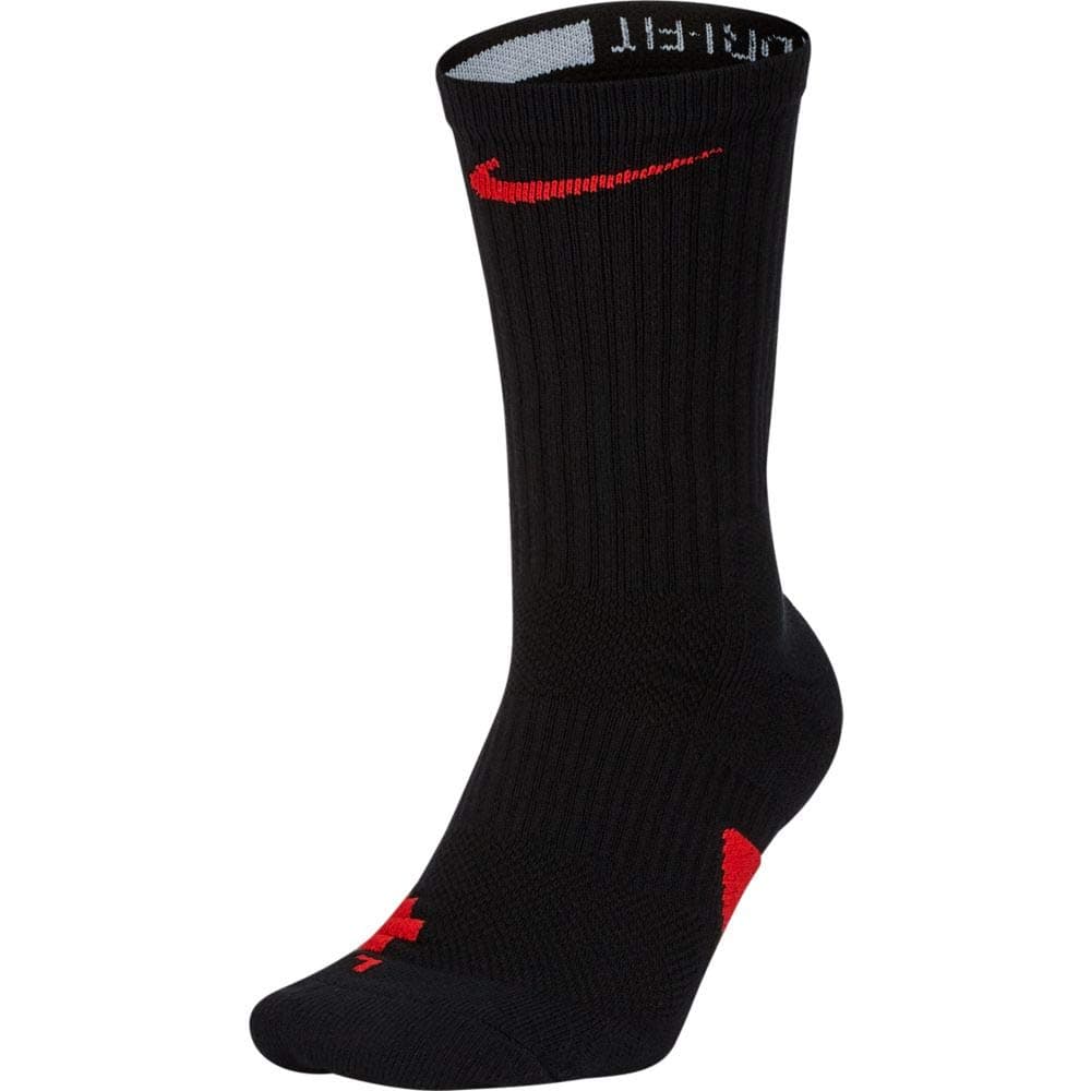 Nike Elite Crew Sock Black | Red L