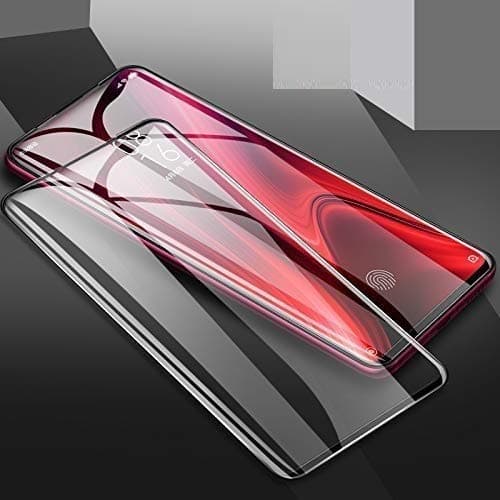 comoro premium tempered glass screen protector for huawei honor 9x temper glass [edge to edge full screen coverage protection 9h hardness full glue cover friendly anti scratch] (black) - pack of 1 (original glass)