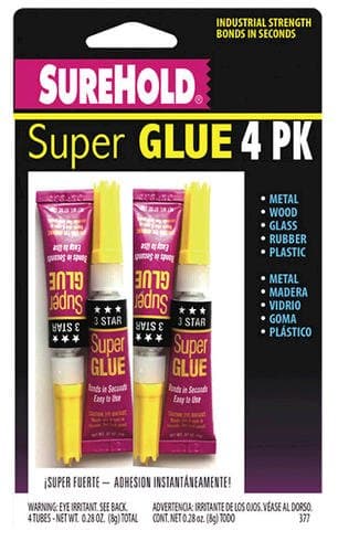 SUREHOLD Super Glue 4 PK