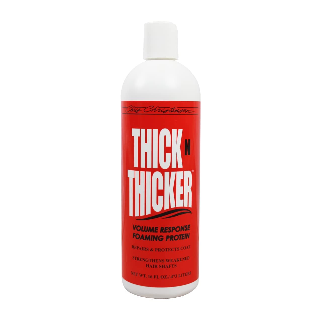 Thick N Thicker Response Foaming Protein Dog Conditioner, Locks in Thickness & Adds 400x The Volume, Pro-Vitamin Formula, All Coat Types, Made in USA, 16 oz