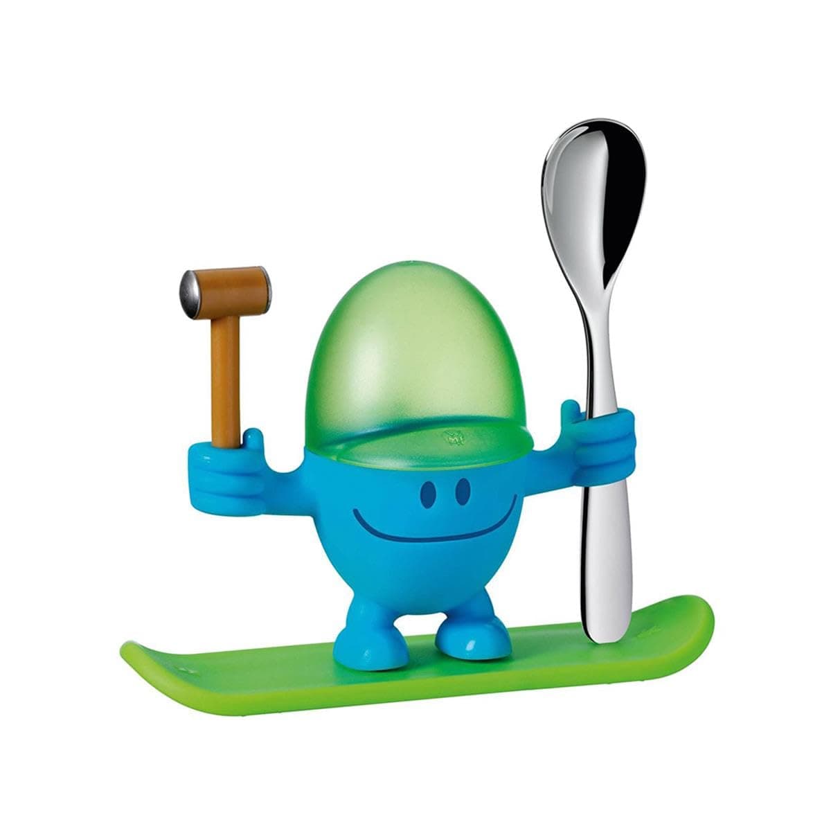 WMF Willy Mia Fred Blue Egg Cup with Spoon