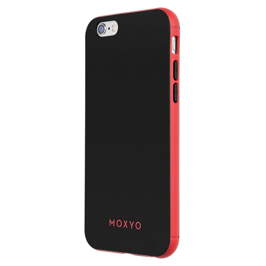 MOXYO - Ginza Case for Apple iPhone 6/6s, Extended Edges for Added Screen Protection (Red)