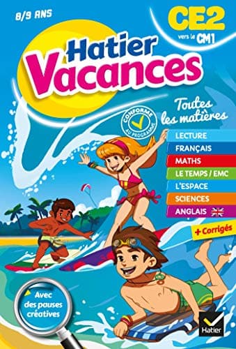 Cahier de vacances 2019 du CE2 vers le CM1 8/9 ans (Hatier Vacances) (French Edition)