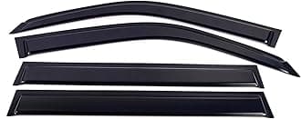 Window Visors for Lexus LX470 1998-2007, Window Deflector Rain Guards Sun Visors Vent Deflectors,Tape-On Style