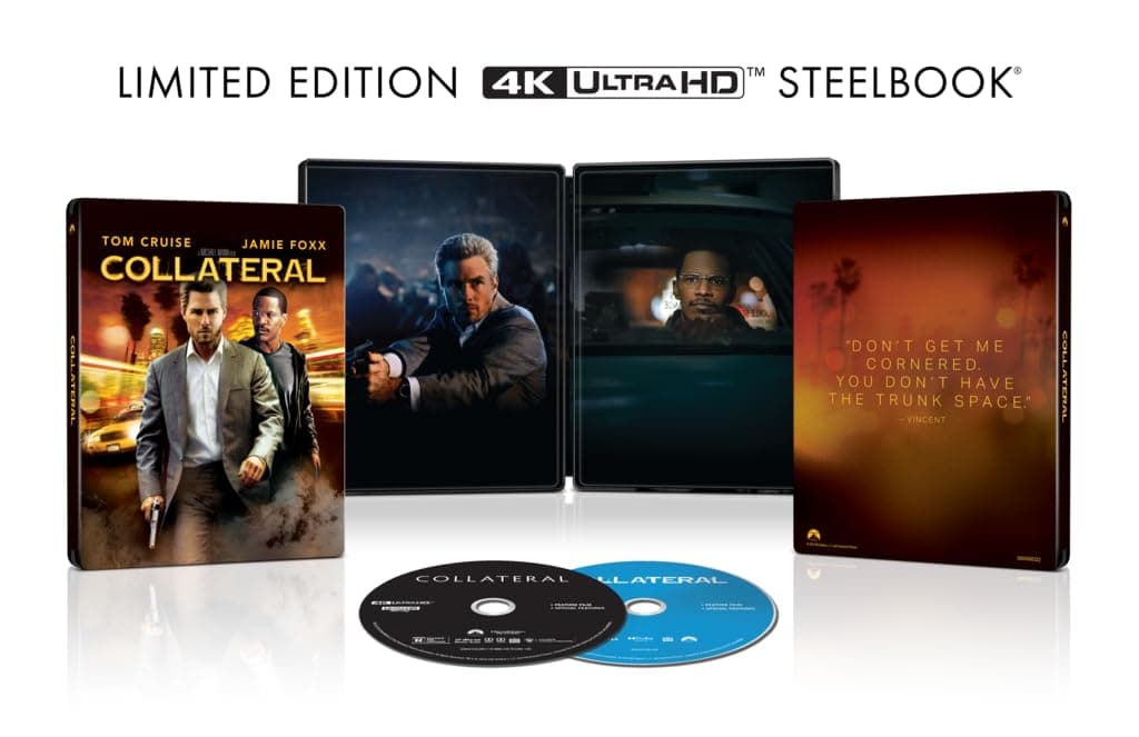Collateral [4K UHD Steelbook+ Blu-Ray + Digital Copy]