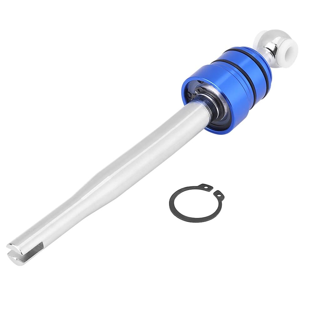 Short Throw Shifter, Aluminum Quick Shift Short Throw Shifter Part Replacement Auto Throw Shifter Fit for E30 E36 E39 E46 M3 M5 3/5 Series, Silver Blue