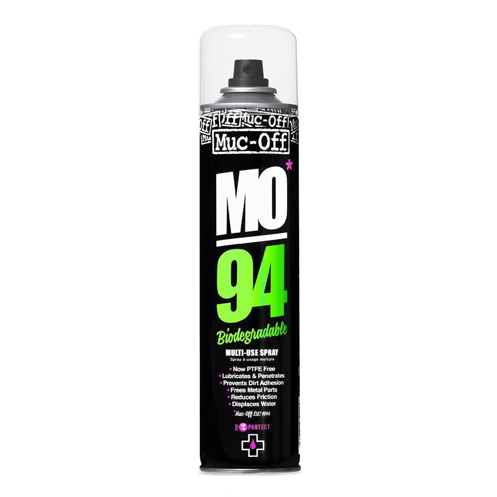 MO-94, 400ml - Biodegradable Multi-Purpose Bike Spray for MTB/Road/Gravel Bikes - Water Dispersing Spray Lubricant and Oil