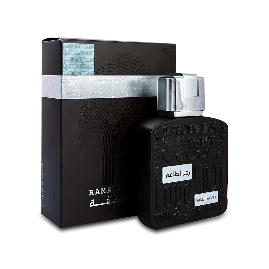 Ramz Silver by Lattafa for Men - 3.4 oz EDP Spray