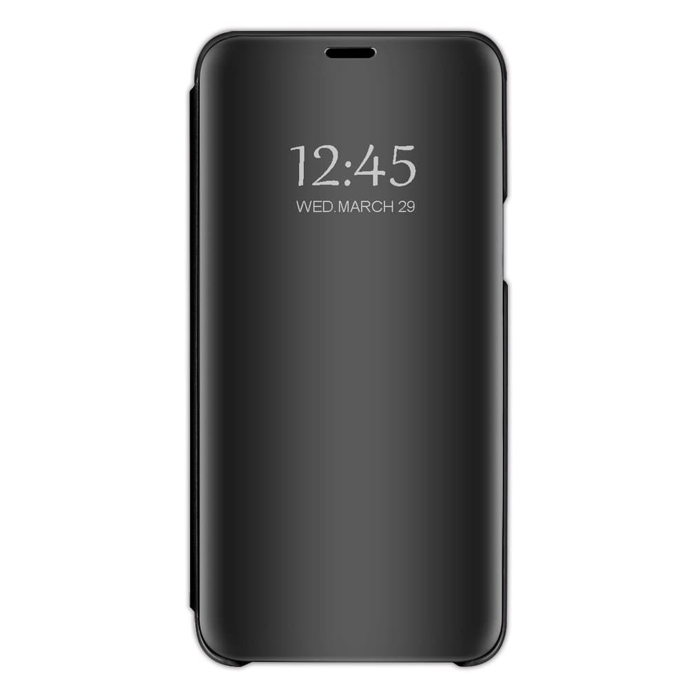 Clear Mirror Case for Galaxy C7 Pro/C9 Pro, Ultra-Thin Clear View Stand Flip Cover Protective Bumper