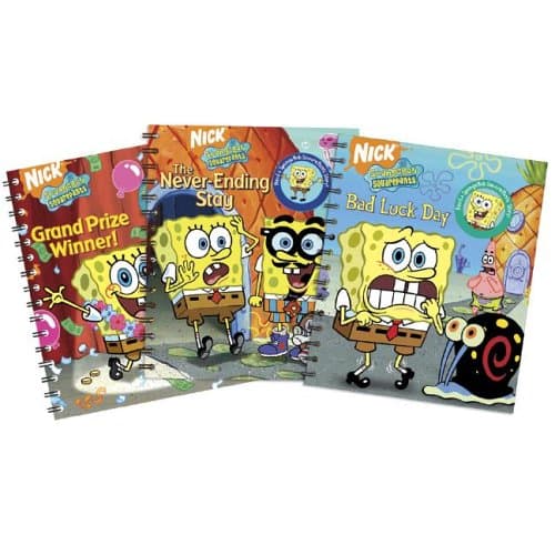 Story Reader SpongeBob 3 Pack Bad Luck/Never Ending/Grand Prize
