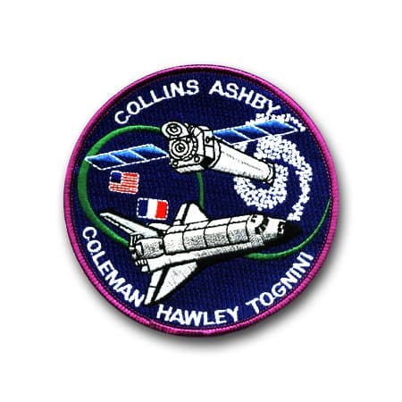 SPACE SHUTTLE COLLINS, ASHBY, COLEMAN, HAWLEY AND TOGNINI PATCH