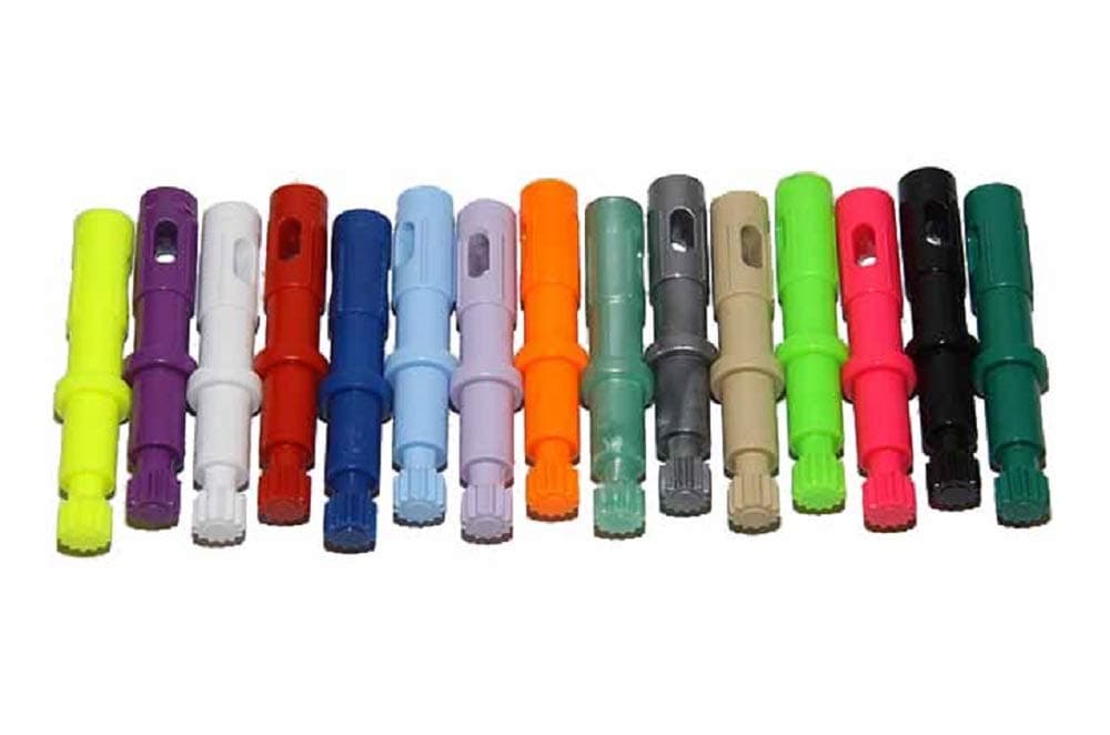 Keytracker Key Security System Peg In-Peg Out Access/Release Pegs Flat Ended (Black)