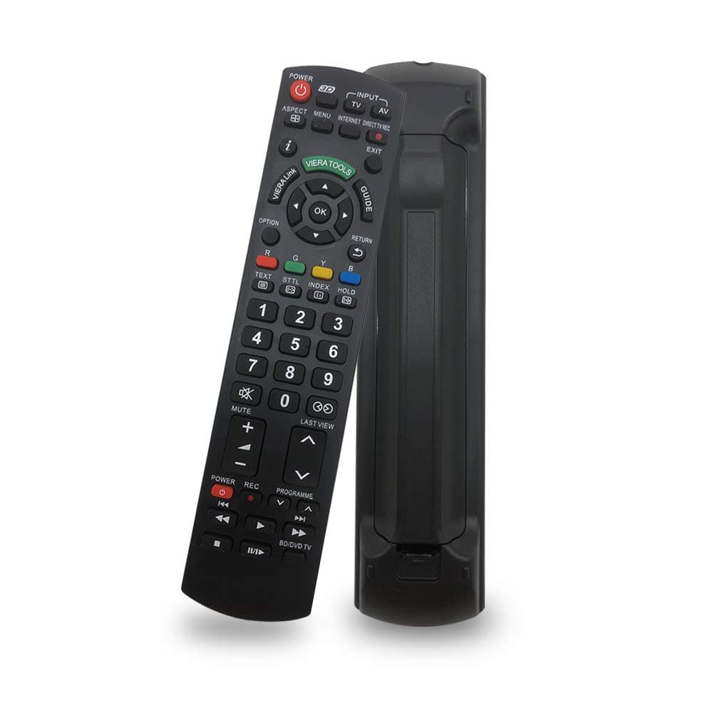LUO Universal Remote Control for Panasonic TV Remote Control Works for All Panasonic Plasma Viera HDTV 3D LCD LED TV - No Program Needed