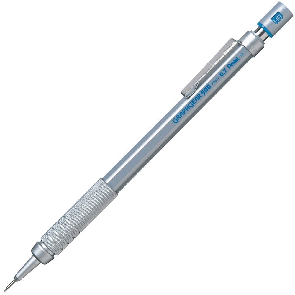Pentel Mechanical Pencil, Graph Gear 500, for Draft, 0.7mm (PG517)