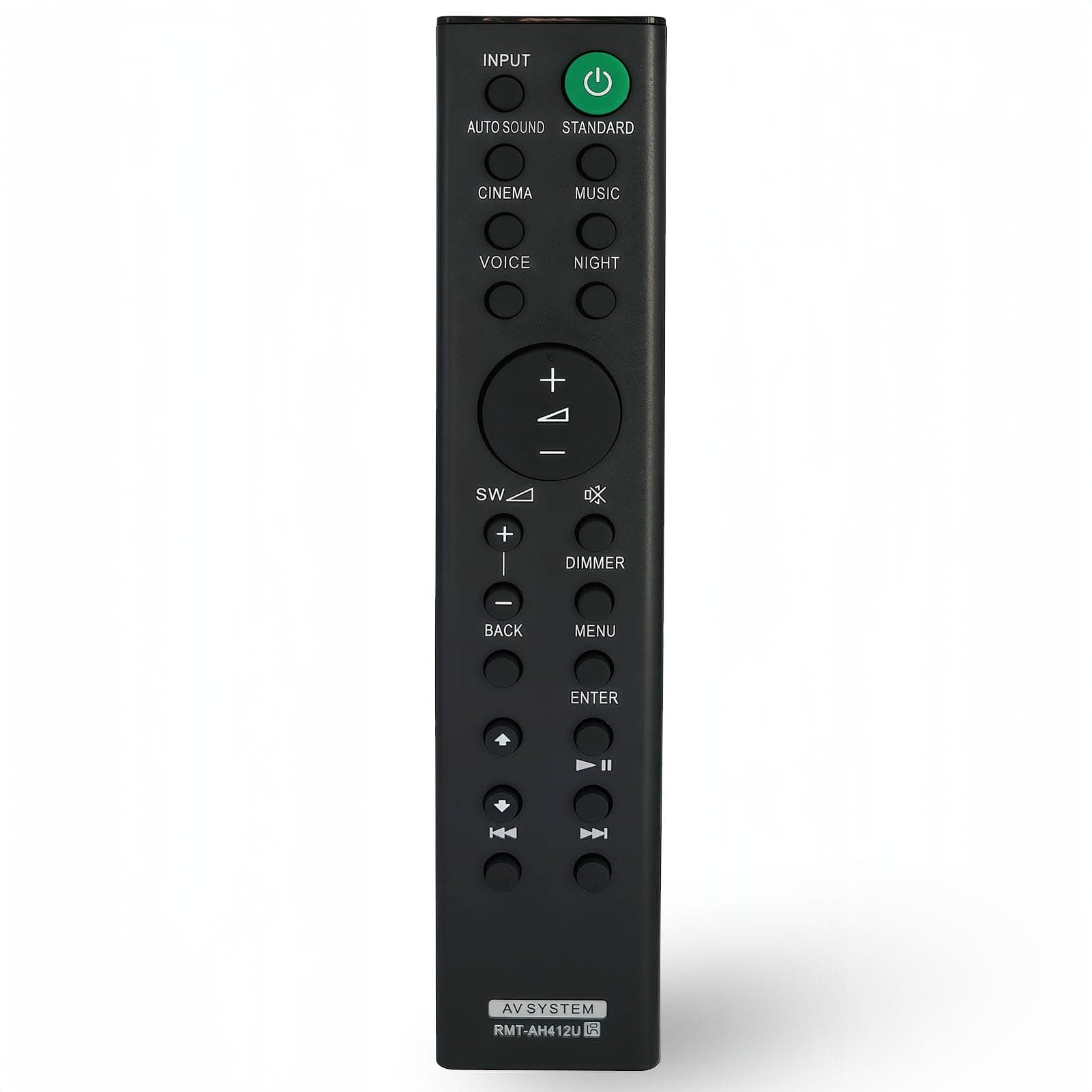 Replacement Remote Control RMT-AH412U Compatible for Sony 5.1ch Home Cinema Soundbar SA-WS700RF HTS700RF SS-SS40R S-S40R SA-WS40R HT-S40R