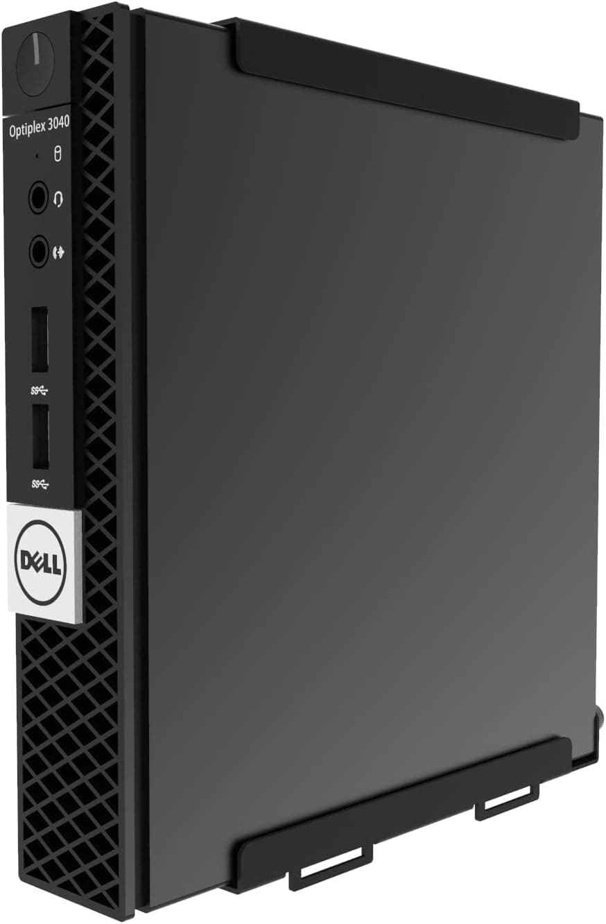 JINGCHENGMEI Wall Mount Compatible with Dell OptiPlex Micro Form Factor Case, VESA and Under Desk Available, Fits MFF 7070, 7060, 7050, 5070, 5060, 5050, 3040, 3046, 3050, 3060, 3070, 3080 and More