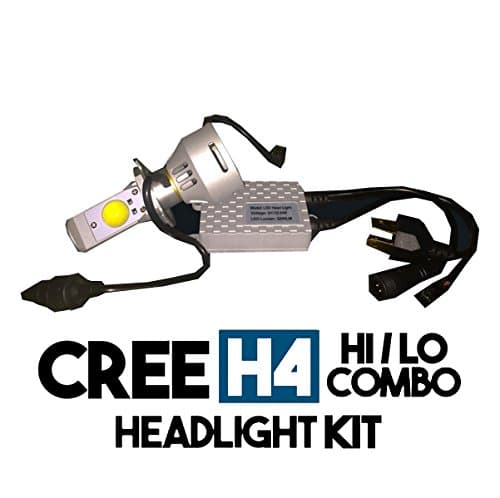 Hyper White Cree LED Headlight Kit 6400 Lumens (H4 (9003) Hi/Lo Beam Combo)