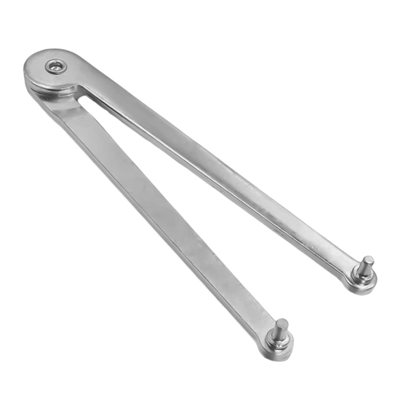 Sankoly Universal Adjustable Angle Grinder Wrench Pin Spanner Locknut Wrench for Backing Pads on Angle Grinder and Round Nuts with Drilled Holes