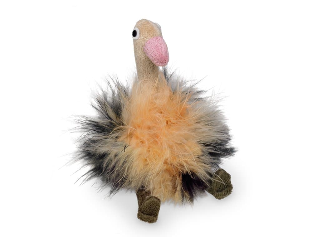 Nobby Plush Ostrich With Down, 15 cm