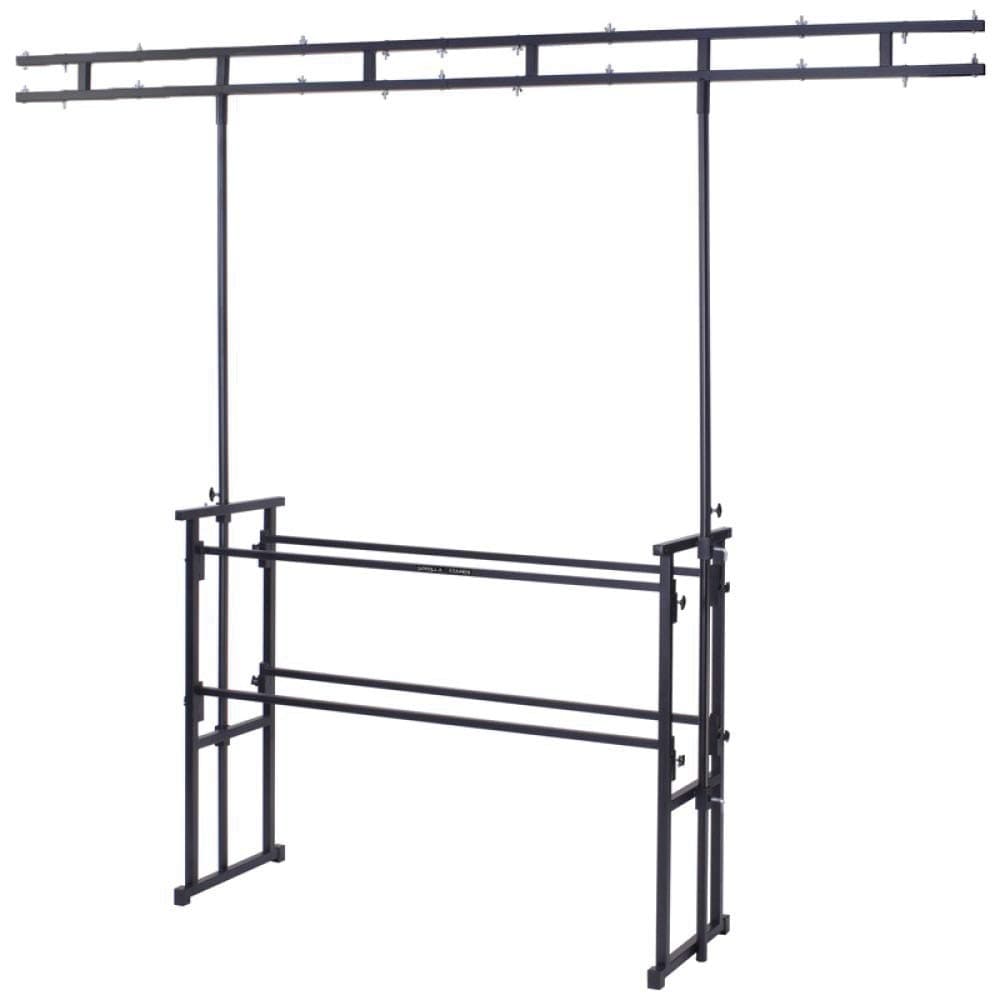 Gorilla GDS-5 Twin Bar 4ft DJ Disco Stand Table Rig With Shelf