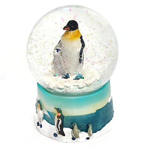 RavensdenPenguin with Chick Snow Globe - Collectable