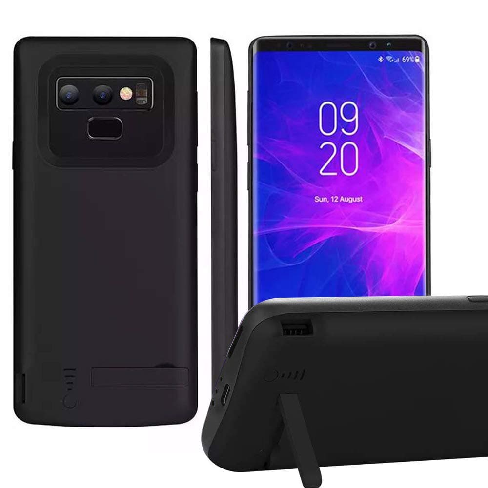 Galaxy Note 9 Battery Case, 5500mAh Ultra Slim Extended Battery Backup Charging Case Charger Pack Power Bank - Black