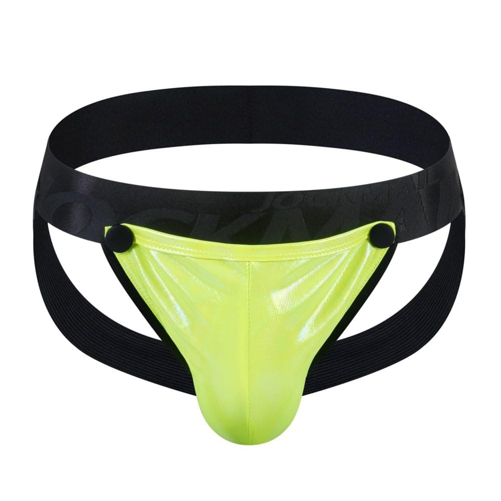 JOCKMAIL Jockstrap Athletic Supporters with Removeable Front Men Jock Strap Male Underwear