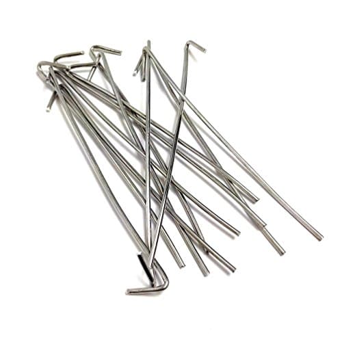 V Gard Chain 100 Count Link Fence Tie Wire, 6-1/2 inch, Iron Galvanized, Rustproof, No Burr, Bagged