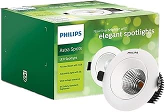 Philips Astra Spot 20-watt LED Spotlight || LED Spotlight for Display || Natural White,Pack of 1