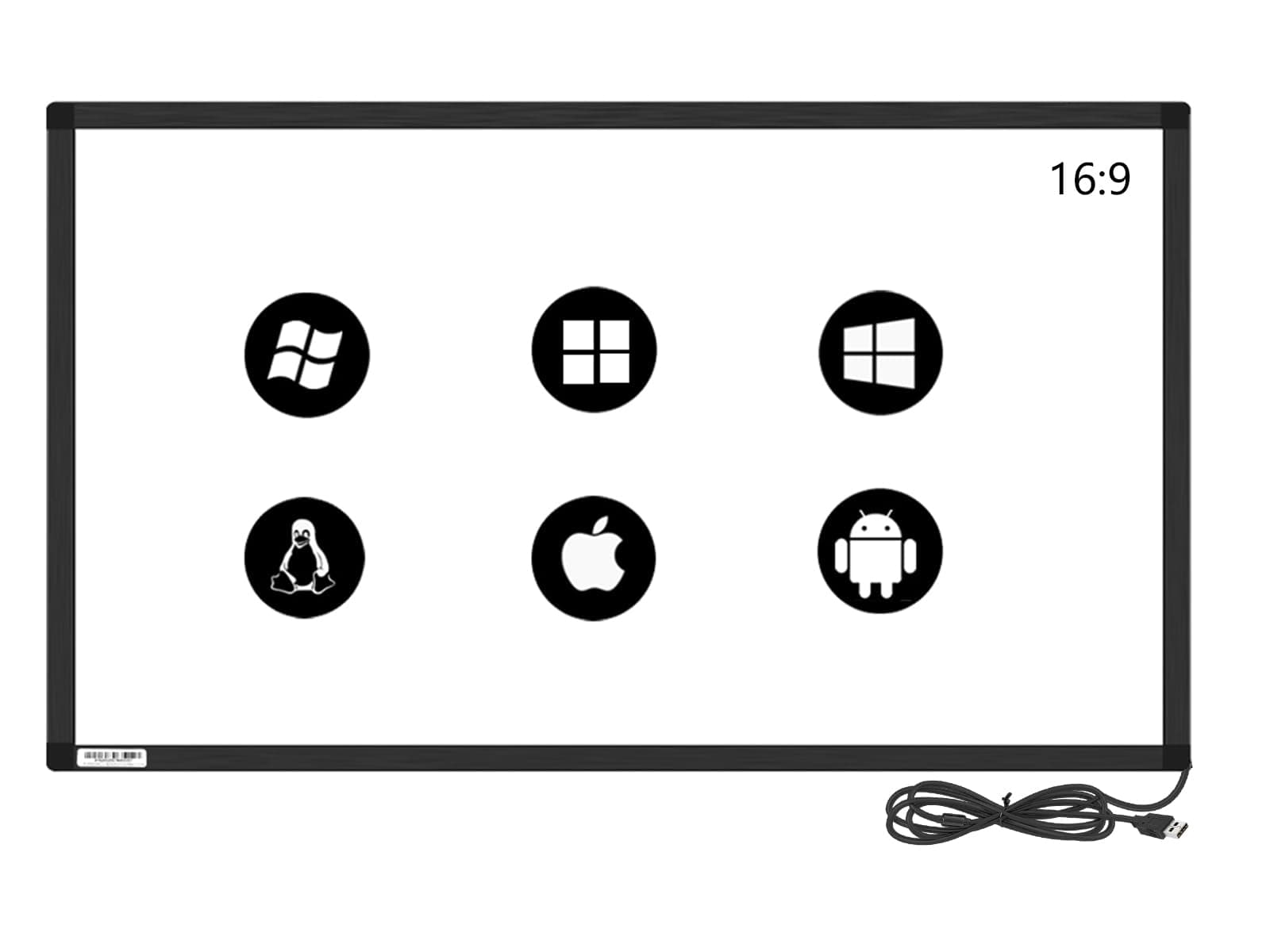 GreenTouch 65 inch Multi Infrared Touch Screen Overlay Kits for Mirror Booth…