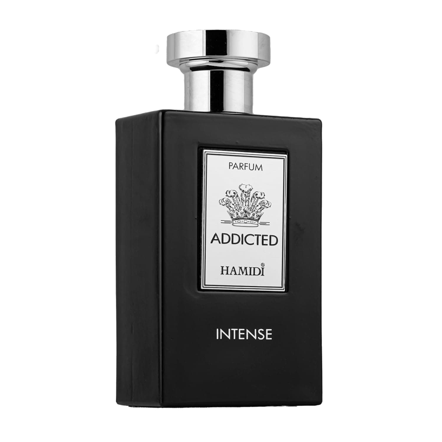 Hamidi Addicted Intense Black Eau De Parfum 110ml | Perfumes for Men | Alcohol-free | Premier Long Lasting | Fragrances