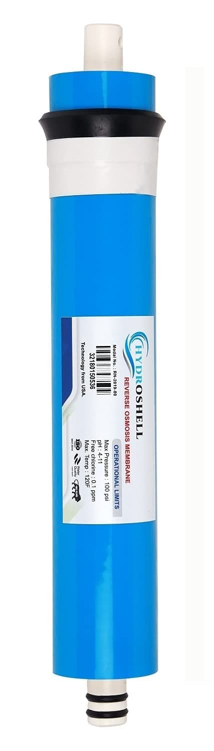 Hydroshell Complete 80 Gpd Ro Water Purifier Service Kit Filter Suitable For All Type Of Water Purifier (Complete Kit Of Carbon And Sediment) , White
