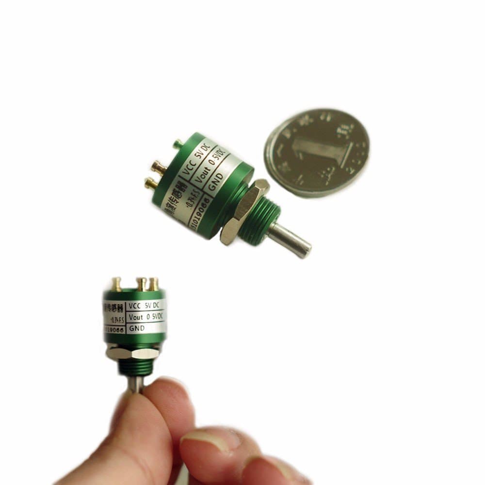 CALTTiny Size Contactless Hall Effect Angle Sensor Encoder 360 3mm Shaft 15mm Outer Dia