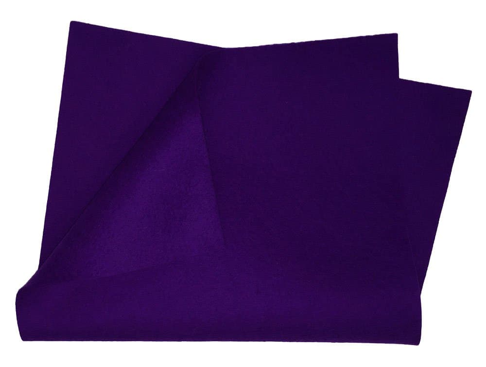 100% Wool Craft Felt - 8" X 12" Sheet - Midnight