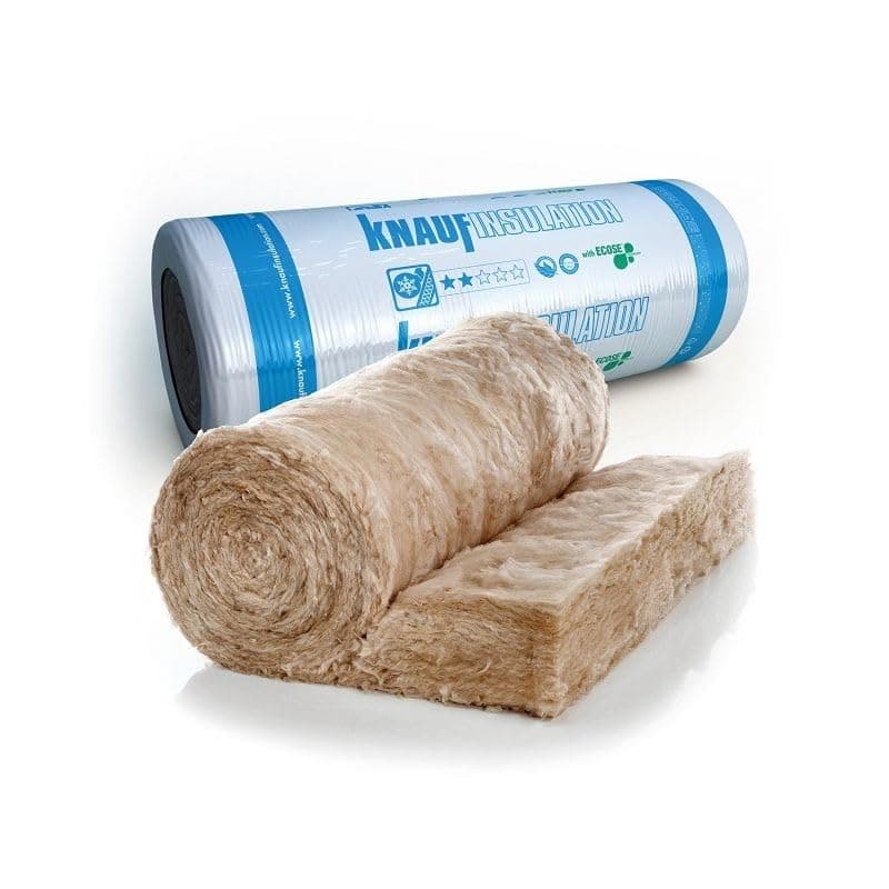 4 x Insulation Loft Rolls Knauf 200mm Thickness, 6.84m2 Per Roll Combi Cut 27.36m2 Area Covered Deliveries to Mainland UK ONLY