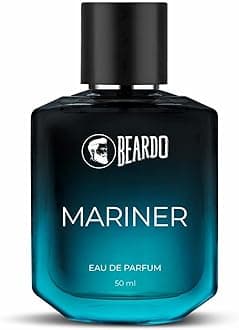 Beardo Mariner EDP for Men, 50ml | Eau De Parfum|Long Lasting Perfume for Men | Body Spray for Men | Day Time Fragrance Body Spray | Fresh, Aqua Notes | gift for husband | Gift for boyfriend