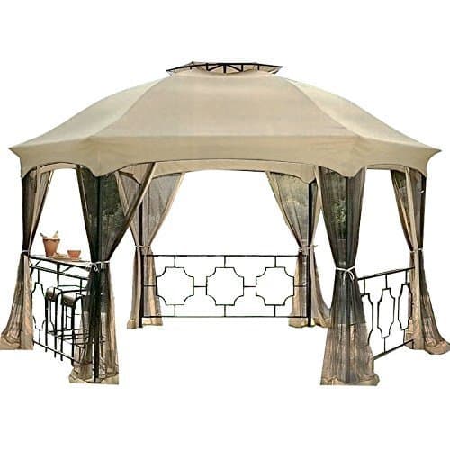 The Outdoor Patio Store Replacement Netting for Dawson 12x15 Hexagonal Gazebos