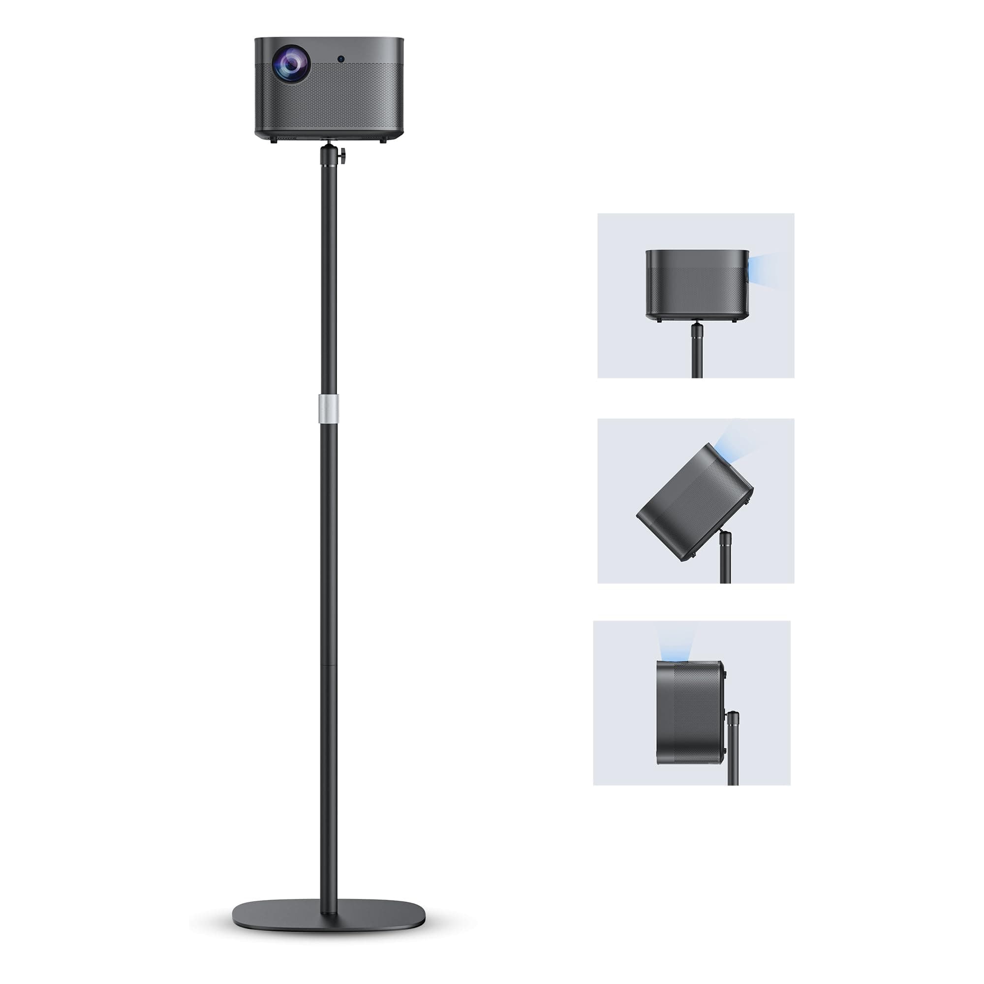 – Projector Stand, Universal Floor Mount with Adjustable Height 20''-50'', Compatible with Projector, Camera, Webcam for Home & Office & Outdoor