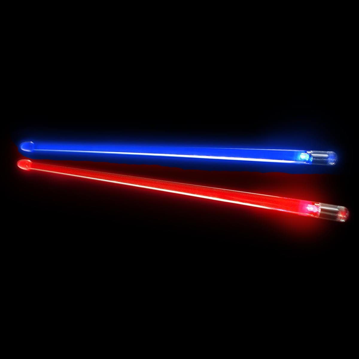 Red & Blue Light Up Drumsticks Pair