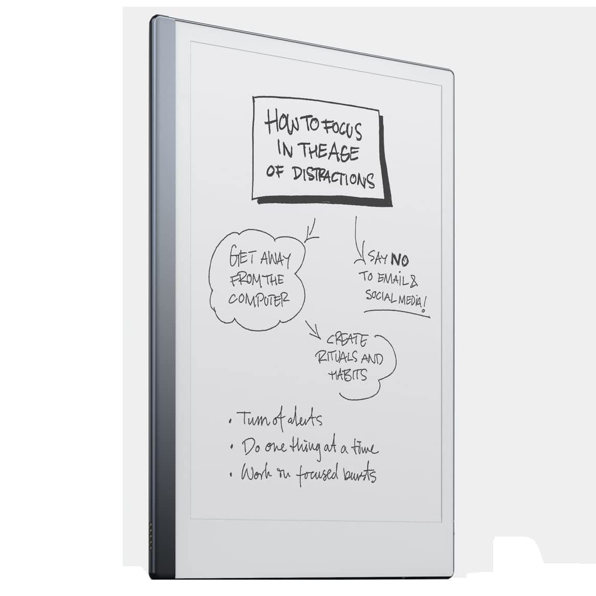 remarkable 2 world's thinnest paper tablet 4.7mm - Replace your notebooks and printouts with a digital device that feels just like writing on paper