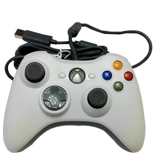 USB Wired Gamepad Controller Joystick Joypad for Xbox 360 PC Windows XP WIN7, White